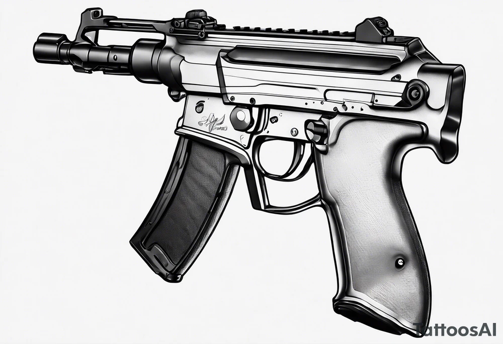 French famas tattoo idea