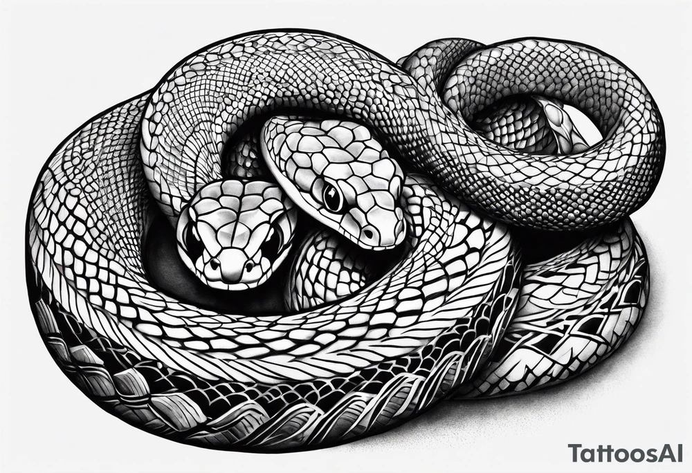 Snakes tattoo idea