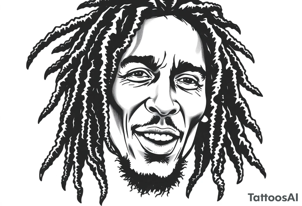 bob Marley tattoo idea