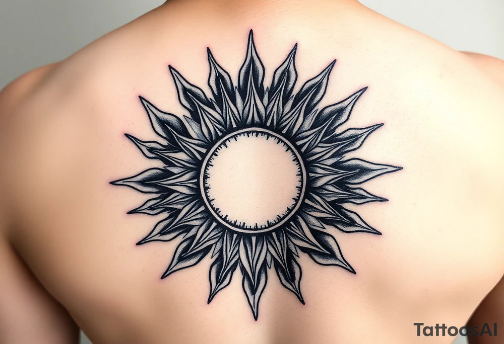 Luciano sun tattoo idea