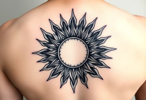 Luciano sun tattoo idea