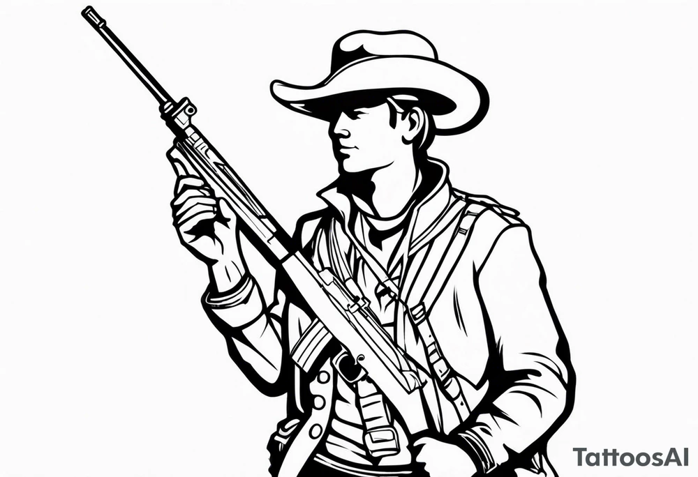 Minuteman with rifle tattoo idea
