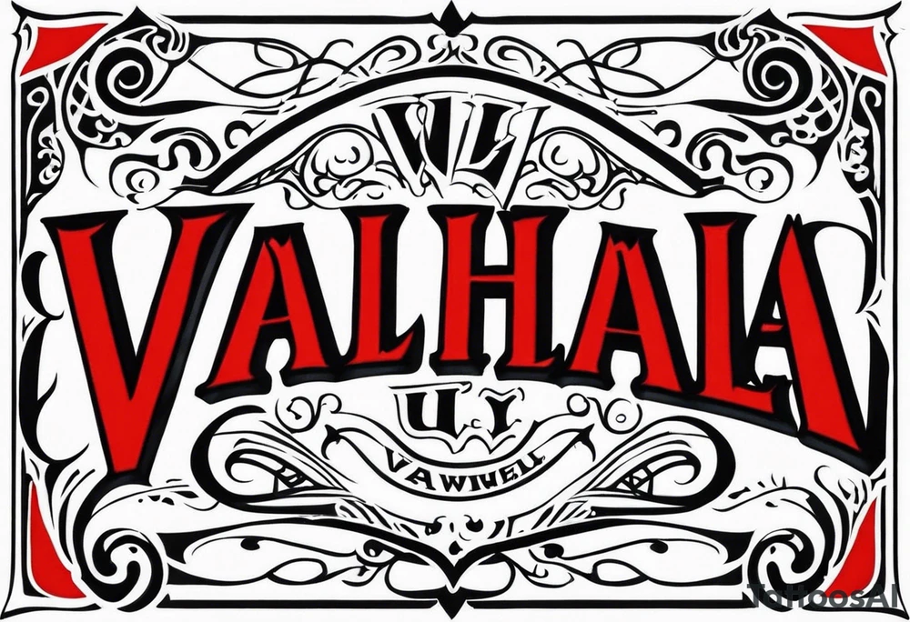 Valhalla tattoo idea