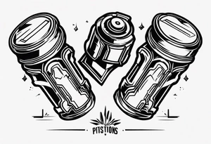 pistons tattoo idea