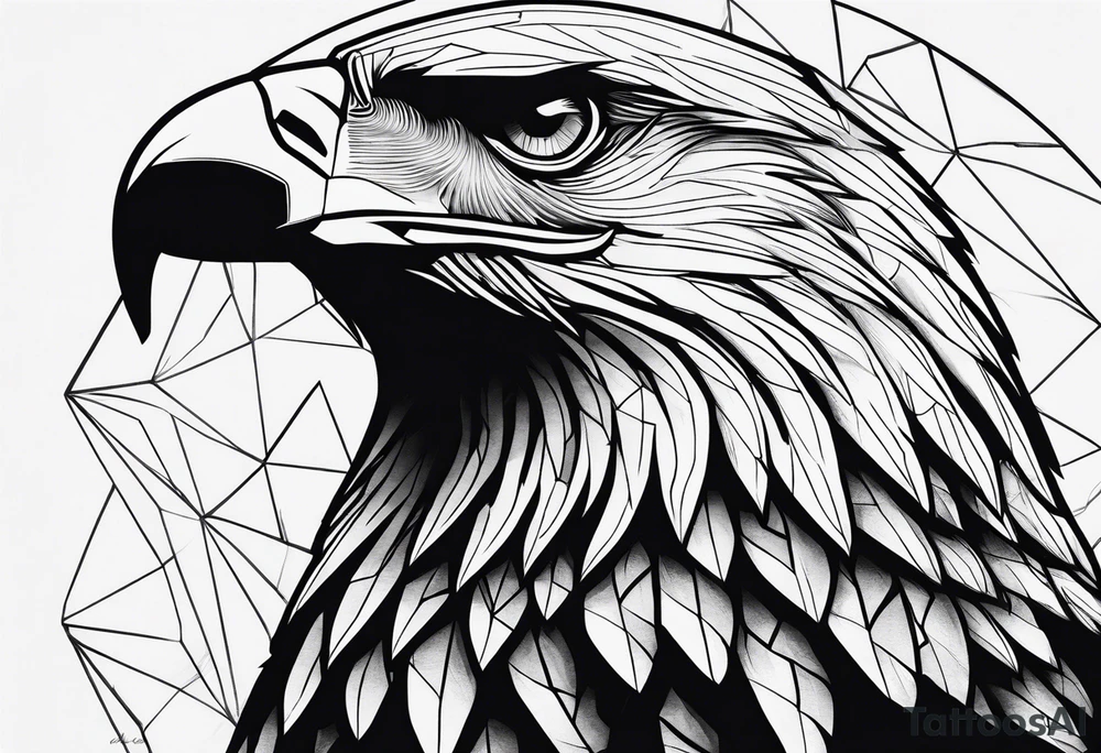 Be an eagle and a direwolf same time tattoo idea
