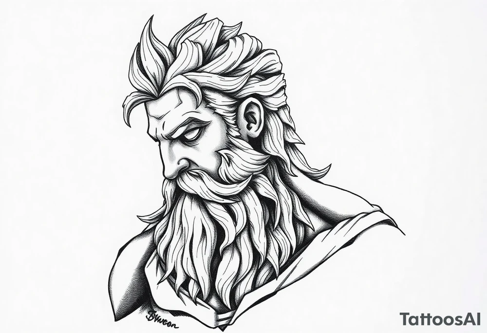 greek god tattoo idea