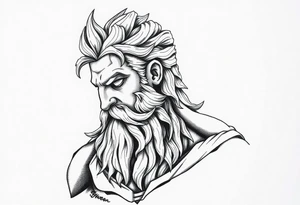 greek god tattoo idea