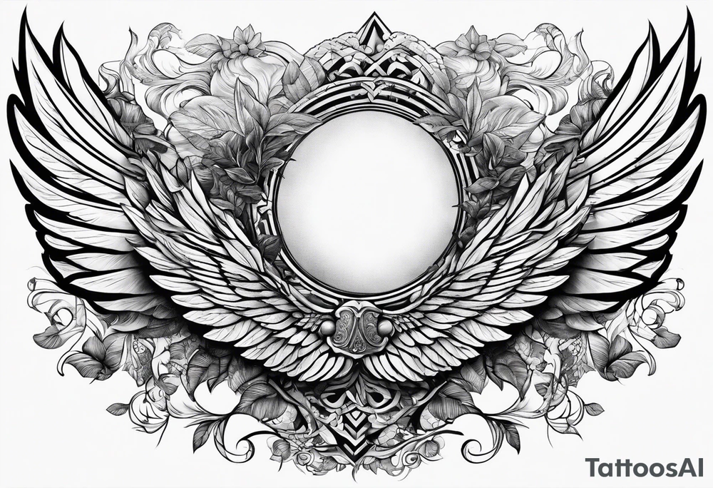 DNA helix 
leaf
cloud
angel wing tattoo idea