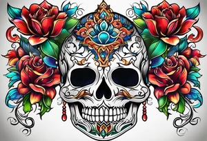 kwiat lotosu tattoo idea