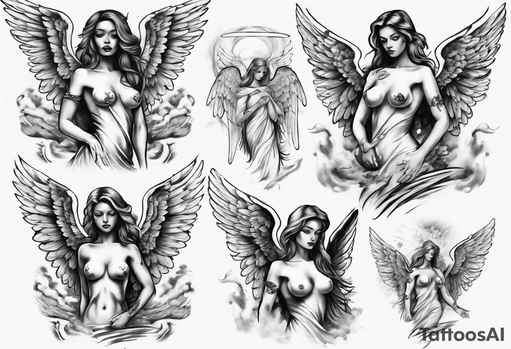 angels tattoo idea