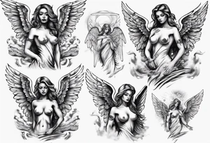angels tattoo idea