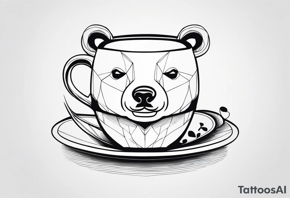 BEAR CUP tattoo idea