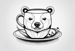 BEAR CUP tattoo idea