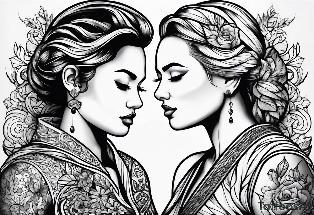 You and Me vs the World tattoo idea