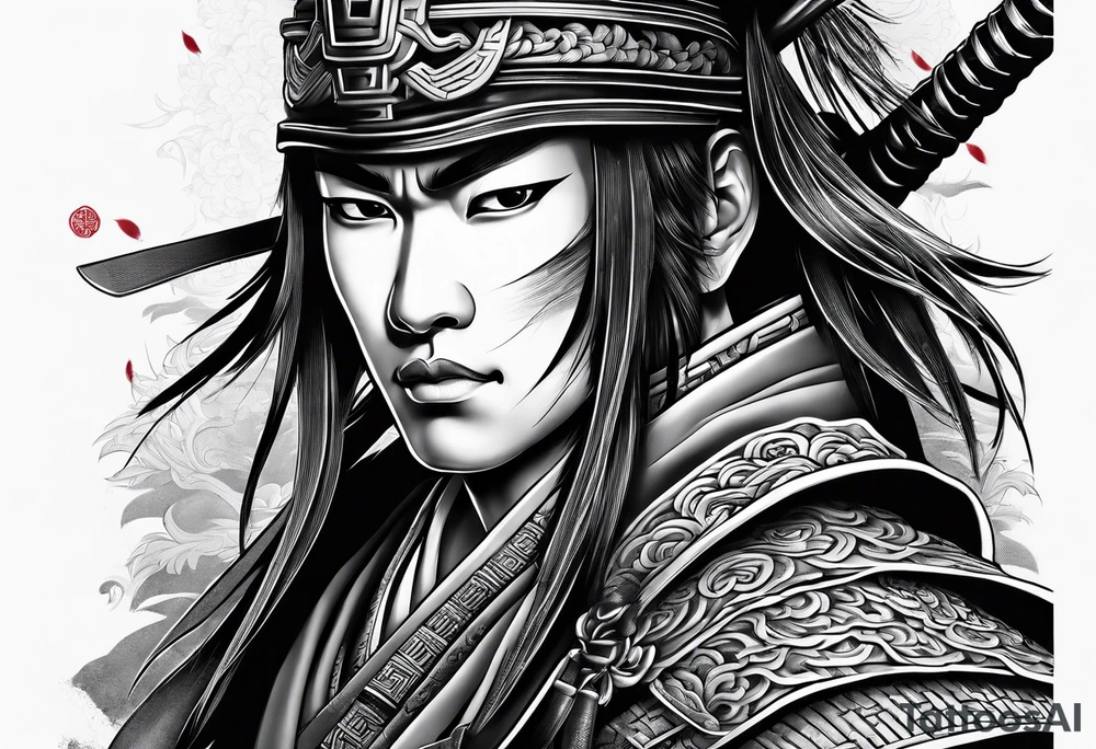 Samurai tattoo idea