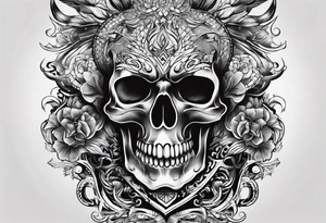 Chest tattoo only on one side of the chest tattoo idea