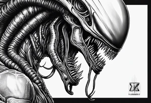 Xenomorph, face hugger tattoo idea