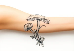 Zen Mushroom tattoo idea