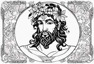 The greek god dionysos tattoo idea