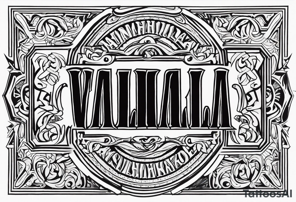 Valhalla tattoo idea