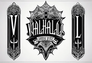 Valhalla 
 mist pillars tattoo idea