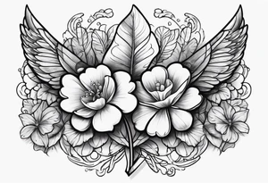 idea of adding buffs. using arrows and Four Leaf Clover to generating stats of Luck. tattoo idea
