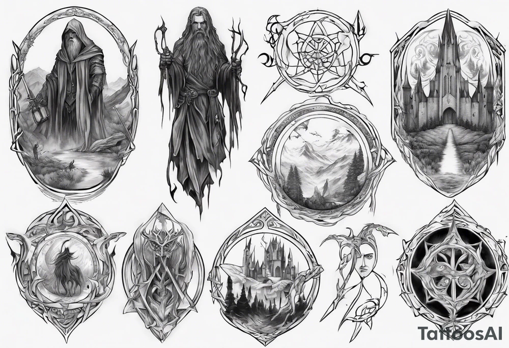 Lord of the rings tattoo idea