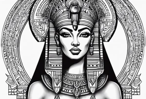 egyptian,goddess tattoo idea