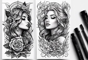 perseverance on forearm tattoo idea