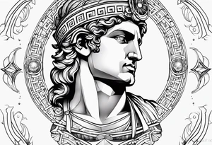 GREEK GOD APOLLO tattoo idea