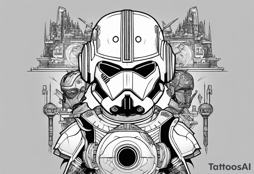 Love, Death & Robots, star wars tattoo idea