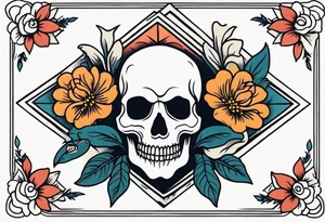 ghost

vintage flowers
old school vintage simple traditional design 



bold color simple tattoo idea