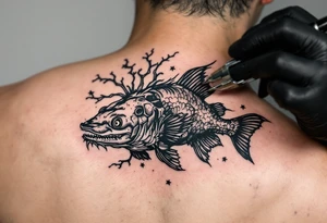underwater sea life tattoo idea