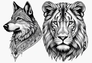 Animals tattoo idea