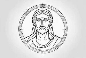 Christian god tattoo idea