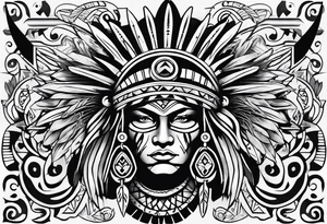 Native American Symbols tattoo idea