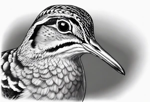 american woodcock tattoo idea