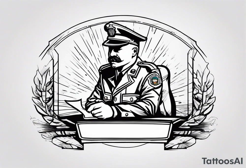 dirty officer tattoo idea