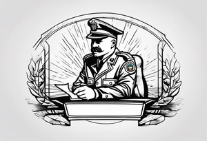 dirty officer tattoo idea