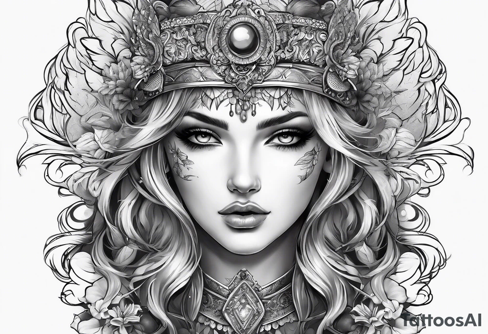 Angelic forearm sleeve that is detailed tattoo idea