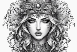 Angelic forearm sleeve that is detailed tattoo idea