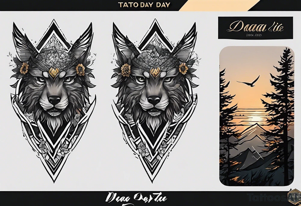 Small inside arm tattoo. Black kite (Daya's name), nature (trees/sea), rock/metal vibe, small sunflower. tattoo idea