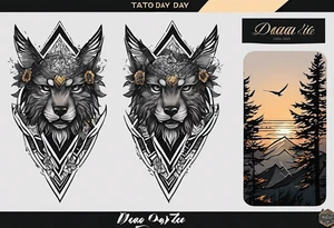Small inside arm tattoo. Black kite (Daya's name), nature (trees/sea), rock/metal vibe, small sunflower. tattoo idea