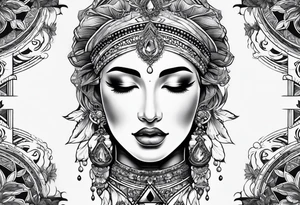 prism dispersing light into spiritual rays tattoo idea