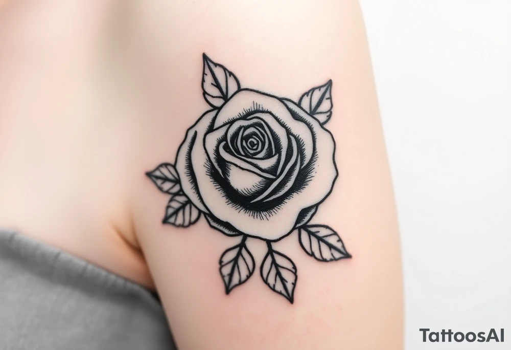 rose tattoo idea