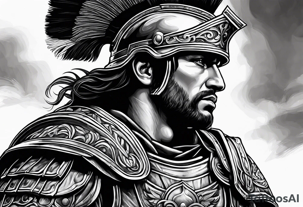 Roman soldier tattoo idea