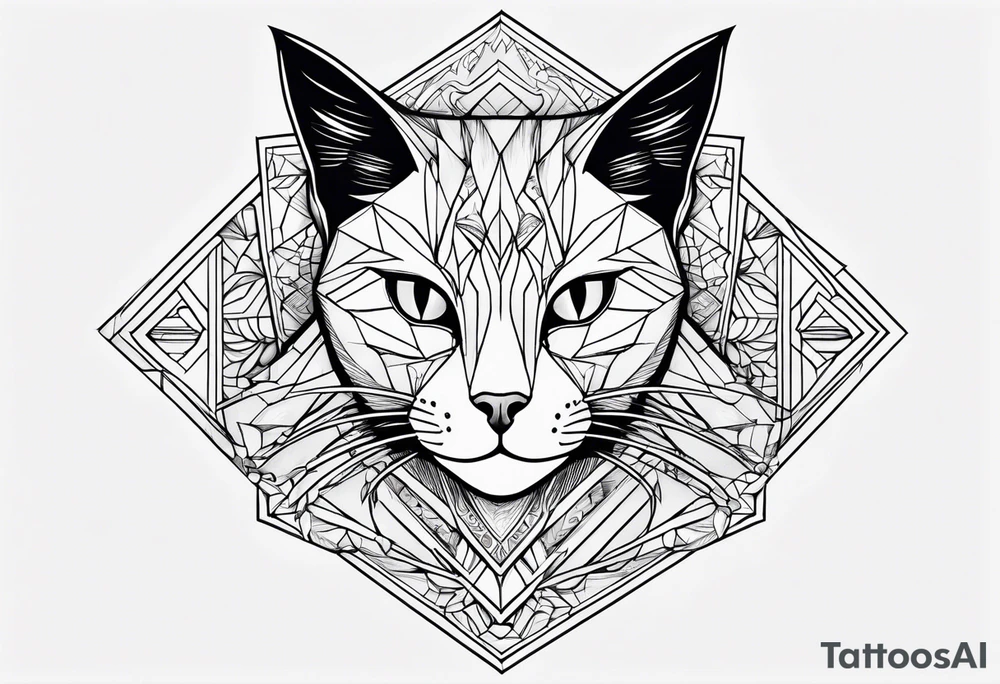 Black Cat tattoo idea