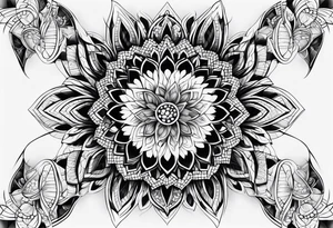 Fractal sleeve tattoo idea