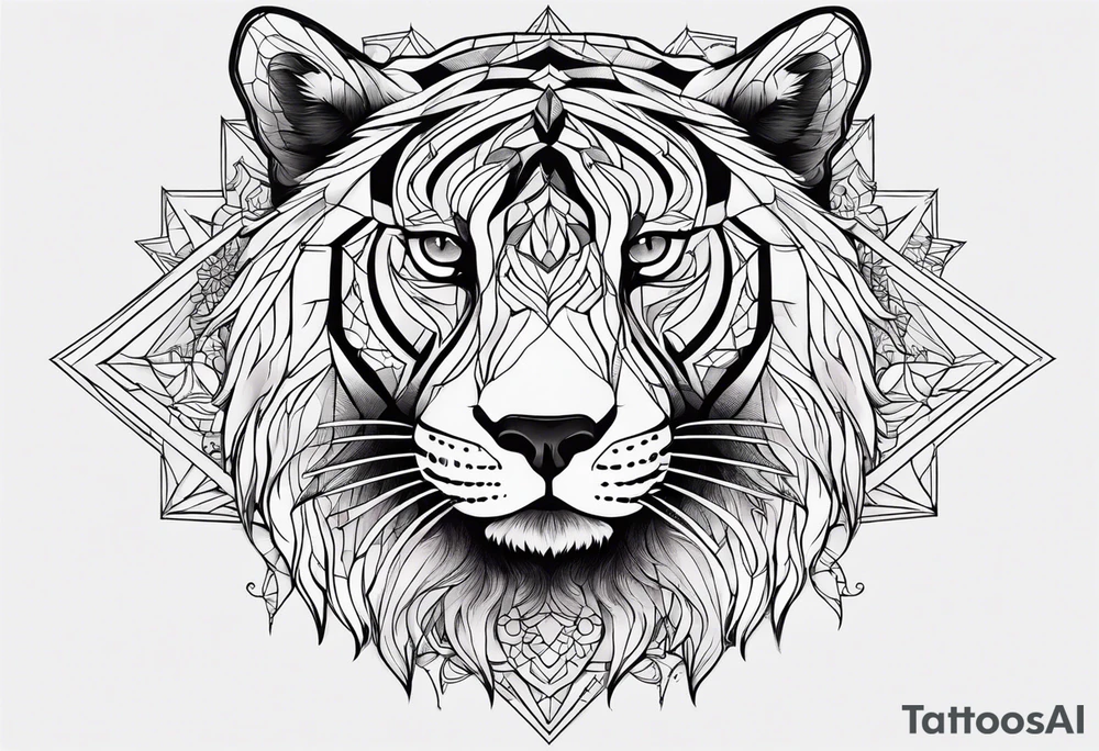 кот британец tattoo idea