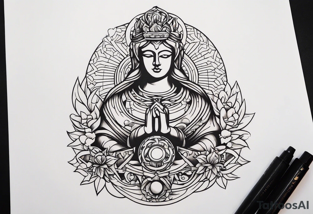 Römische Statue tattoo idea